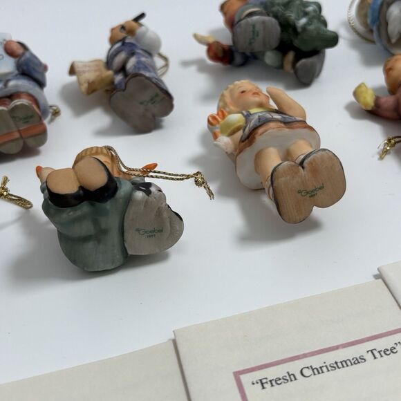 Lot of 11 3” Berta Hummel Goebel Christmas Holiday Ornaments 1997 - Children - Picture 6 of 7